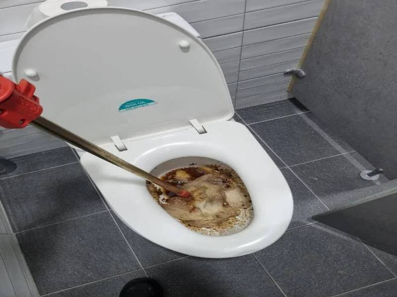 기흥 변기막힘 작업사례 9